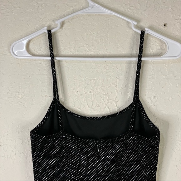 Superdown Kaitlyn Velvet Glitter Maxi Dress in Black - Picture 8 of 12